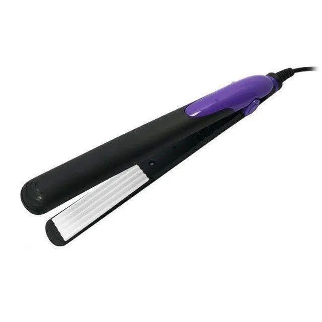 Плойка гофре для волос Gemei GM-195330 Вт 220 В 120-200°С с керамическим покрытием и вращающимся шнуром Черный