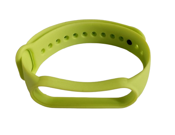 Ремешок для часов Xiaomi Mi Band 5/6 Design Лаймовый (2370)