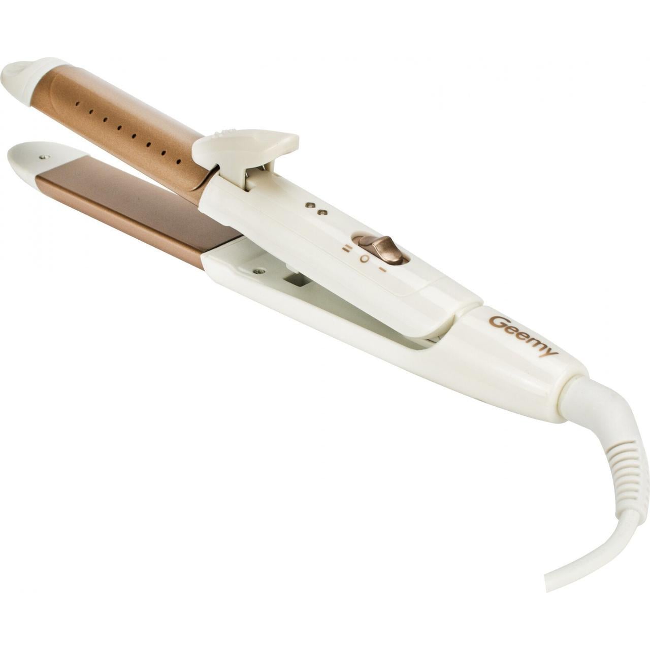 Плойка для укладки волос Geemy GM-2961 30 W White/Gold (3_02156)