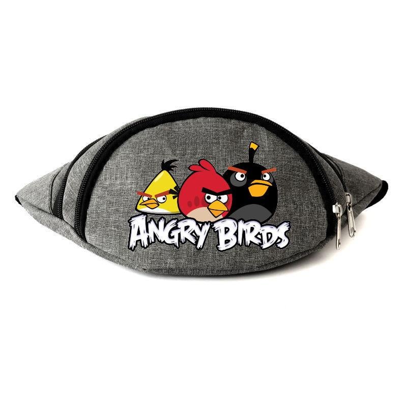 Поясна сумка-бананка Cappuchino toys Angry Birds Heroes 2 Сірий (2064147805)