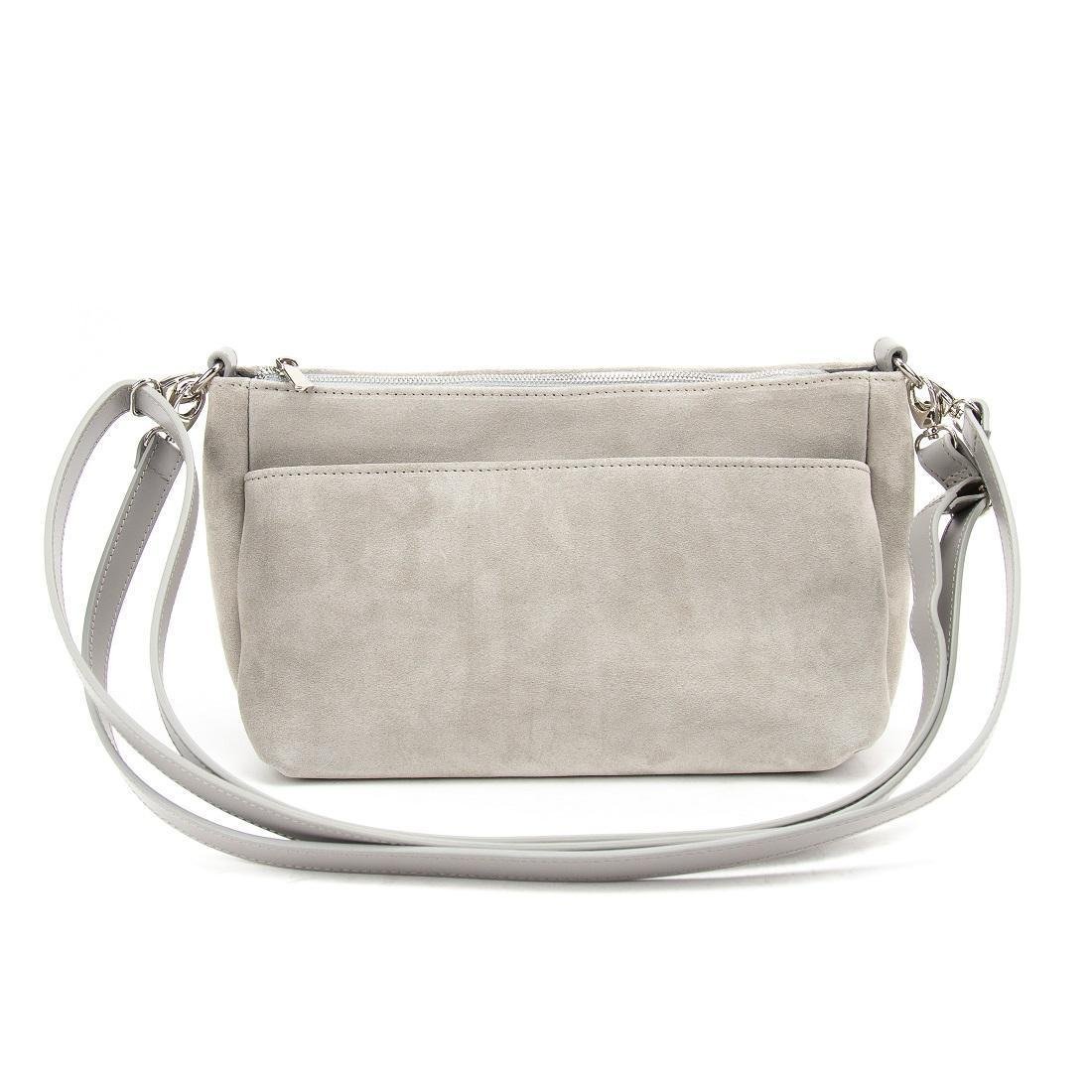 Жіноча сумка кросбоді Tavinchi CH-001G-Y сіре (2742679619) - фото 6 Жіноча сумка кросбоді Tavinchi CH-001G-Y сіре (2742679619) - фото 6