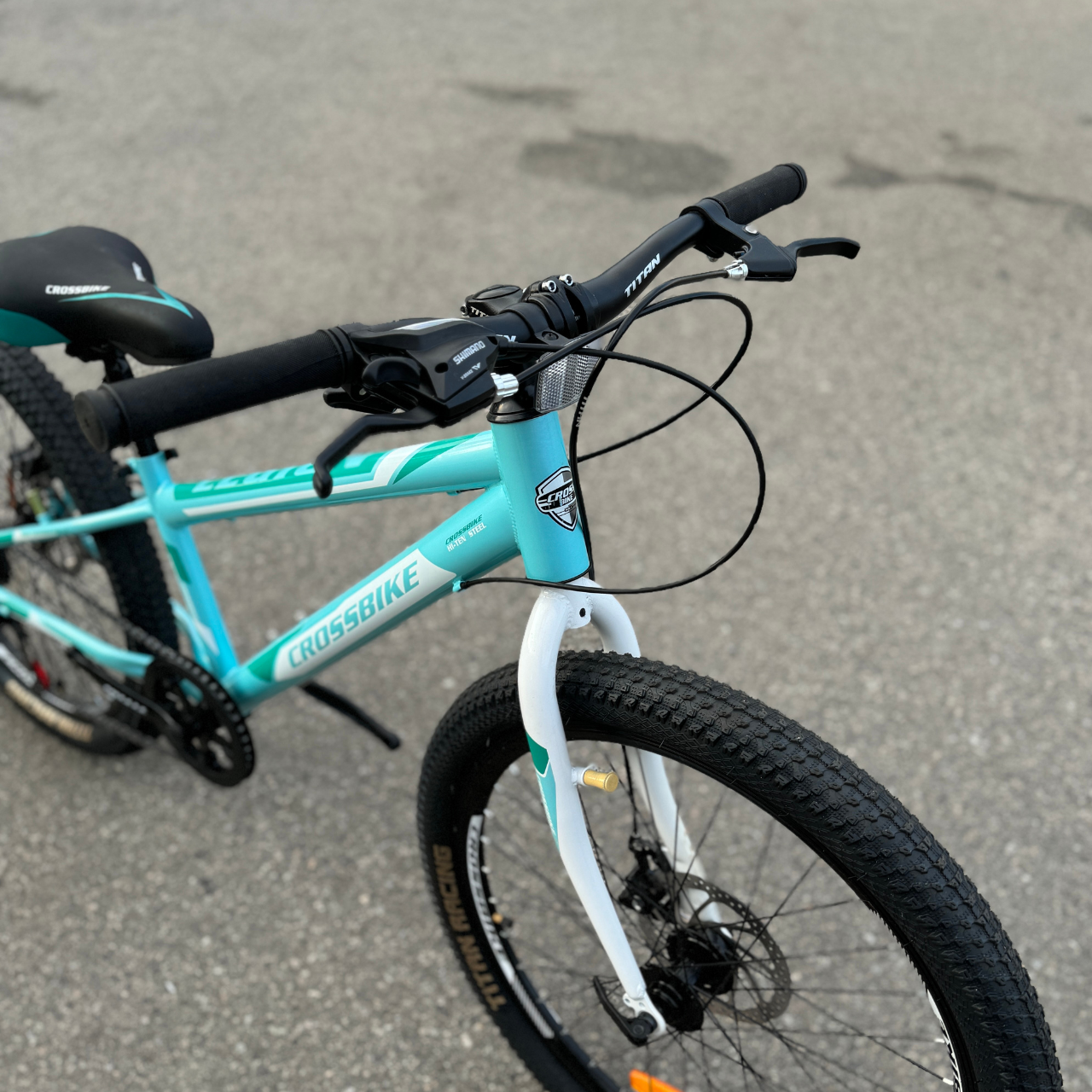 Велосипед CrossBike Legion 2024 24" 11" Light Blue - фото 2