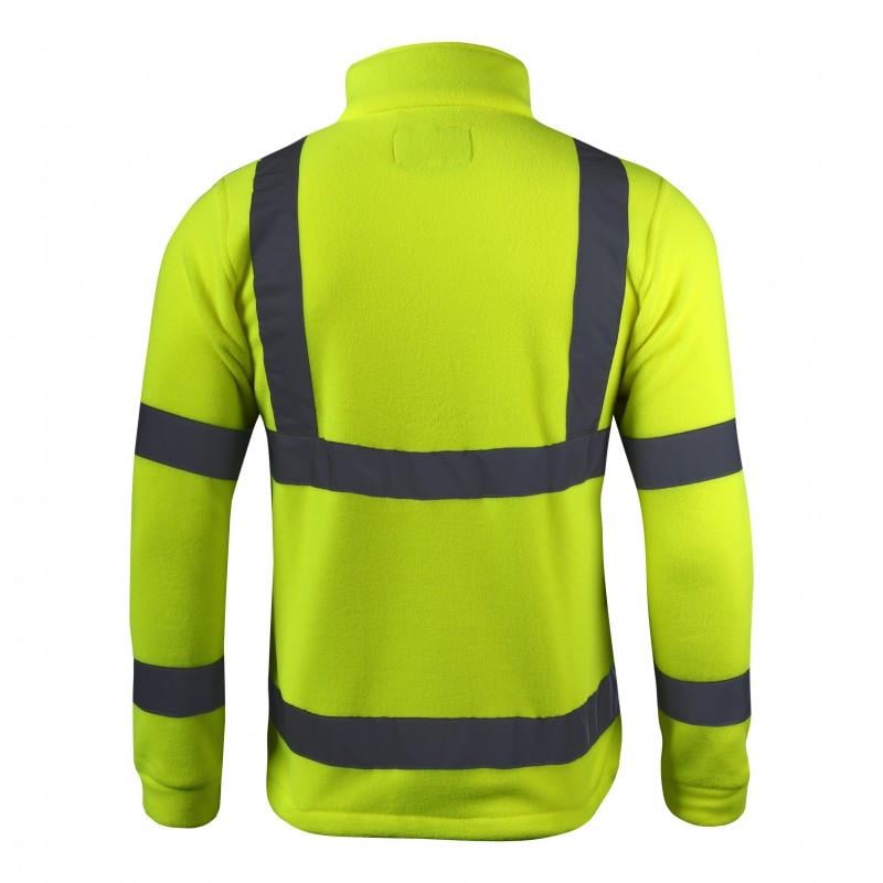 Куртка сигнальна флісова Lahti Pro 40109 S Жовтий (L4010901) - фото 3 Куртка сигнальна флісова Lahti Pro 40109 S Жовтий (L4010901) - фото 3