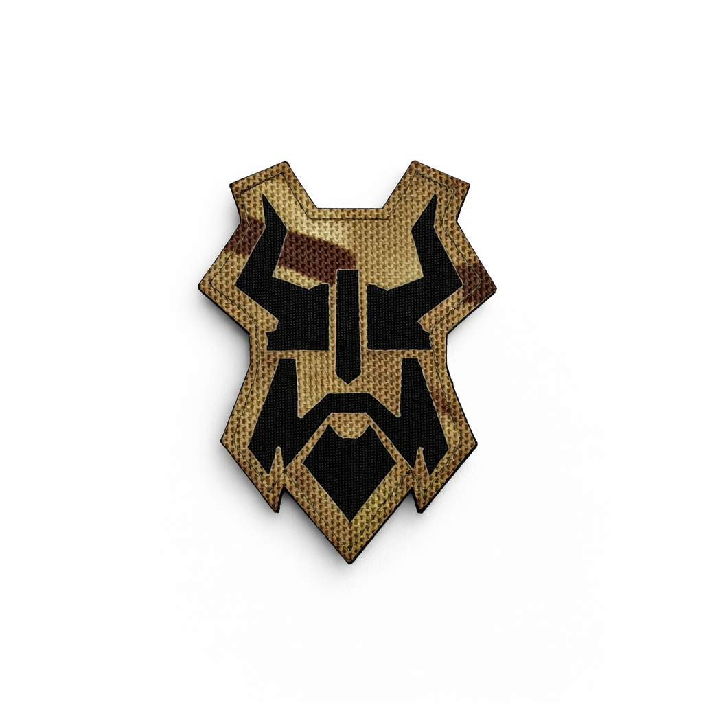 Шеврон на липучці Laser Cut Вікінг Viking 5х7 см Мультикам/Чорний Шеврон на липучці Laser Cut Вікінг Viking 5х7 см Мультикам/Чорний
