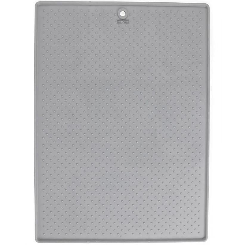 Килимок антиковзкий Dexas Pet Bowl Grippmat Large під миски для тварин Світло-сірий (PW950429)