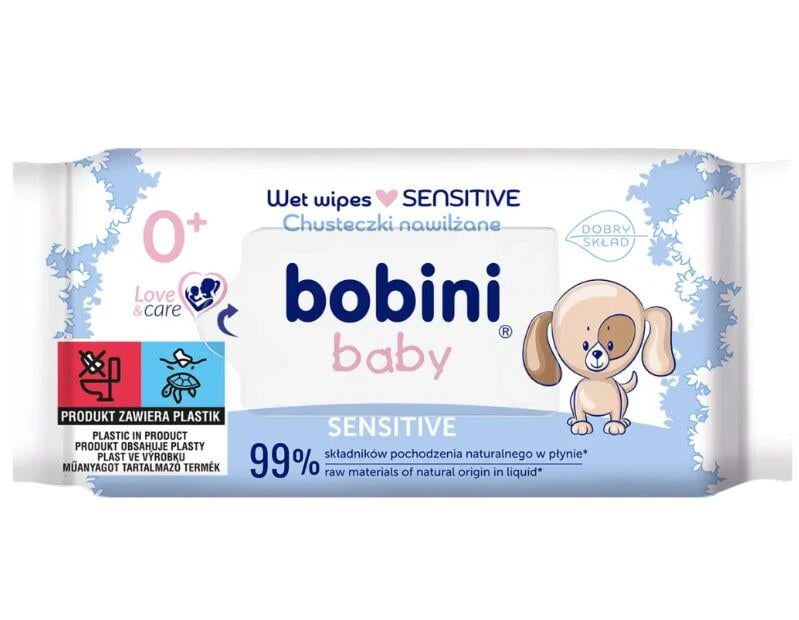 Серветки вологі гіпоалергенні Bobini Baby Sensitive 60 шт. (144379)