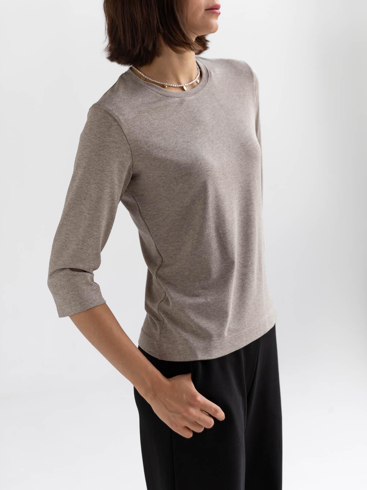 Джемпер меланж FROMUS рукав 3/4 S Бежевий (2640-43) - фото 6 Джемпер меланж FROMUS рукав 3/4 S Бежевий (2640-43) - фото 6