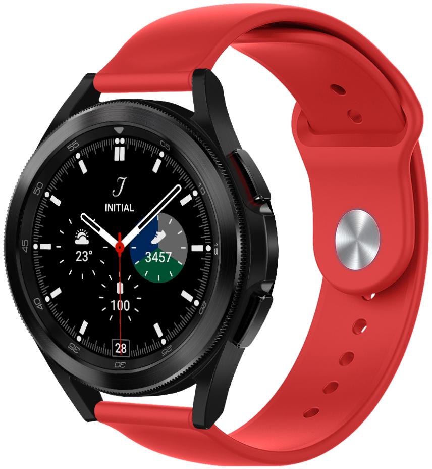 Ремешок Base для Galaxy Watch 4 Classic 46 мм Red (23897)