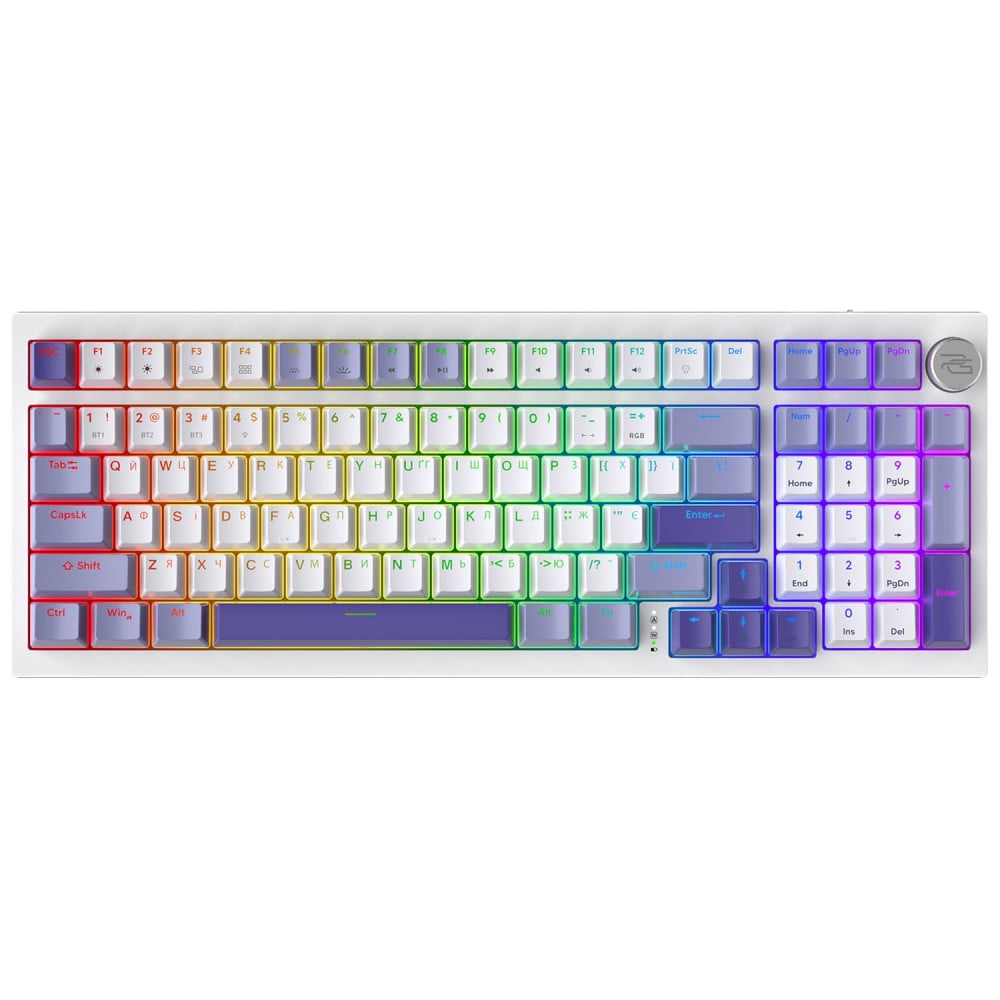 Клавиатура беспроводная Proove Gaming Slicker Ukraine Layout White (591050003)