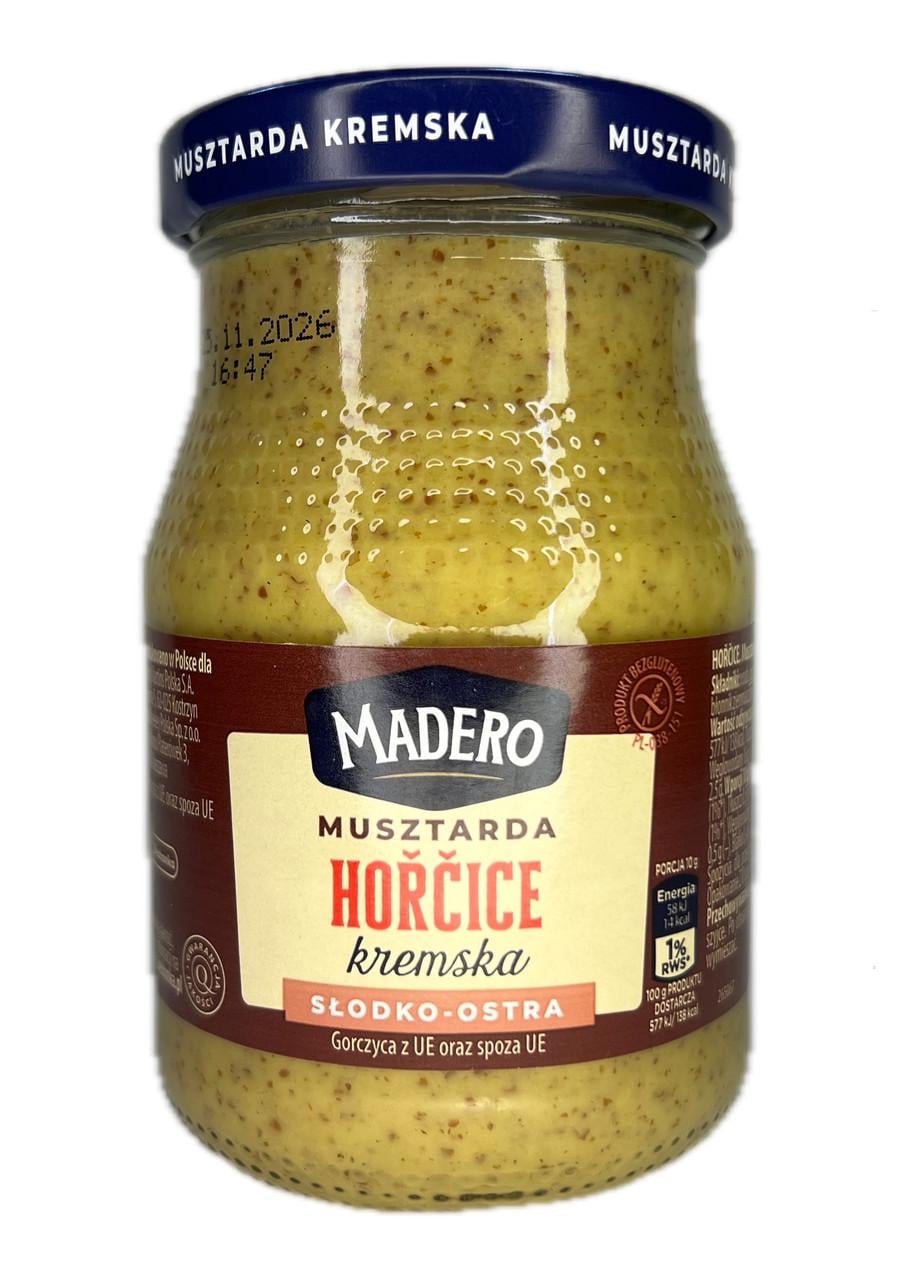 Горчица Madero сладко-острая 210 г (7793477391023)