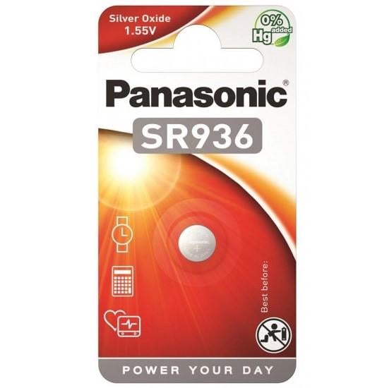 Батарейка серебряно-цинковая Panasonic SR936 70 mAh 1 шт. (SR-936EL/1B)