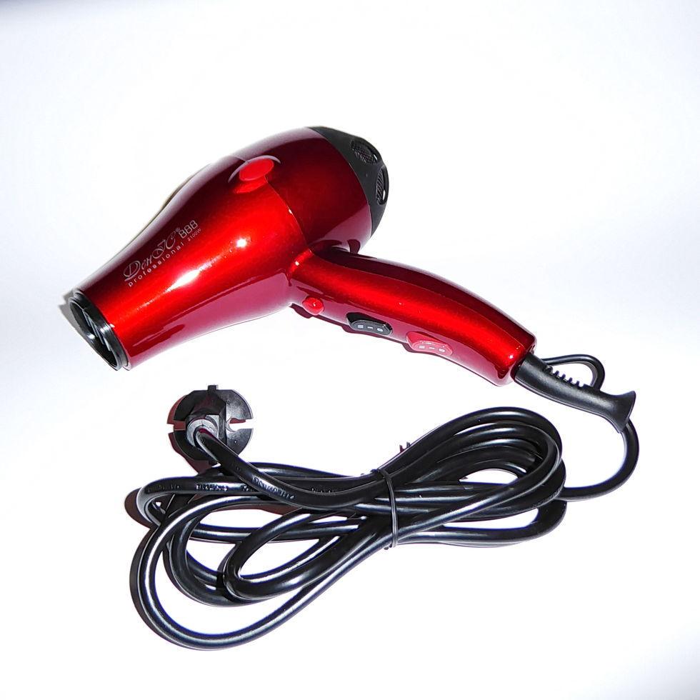 Фен професійний ДенІС professional 888 з 2-ма насадками/дифузор 2000 Вт Red (1453069895) - фото 3 Фен професійний ДенІС professional 888 з 2-ма насадками/дифузор 2000 Вт Red (1453069895) - фото 3