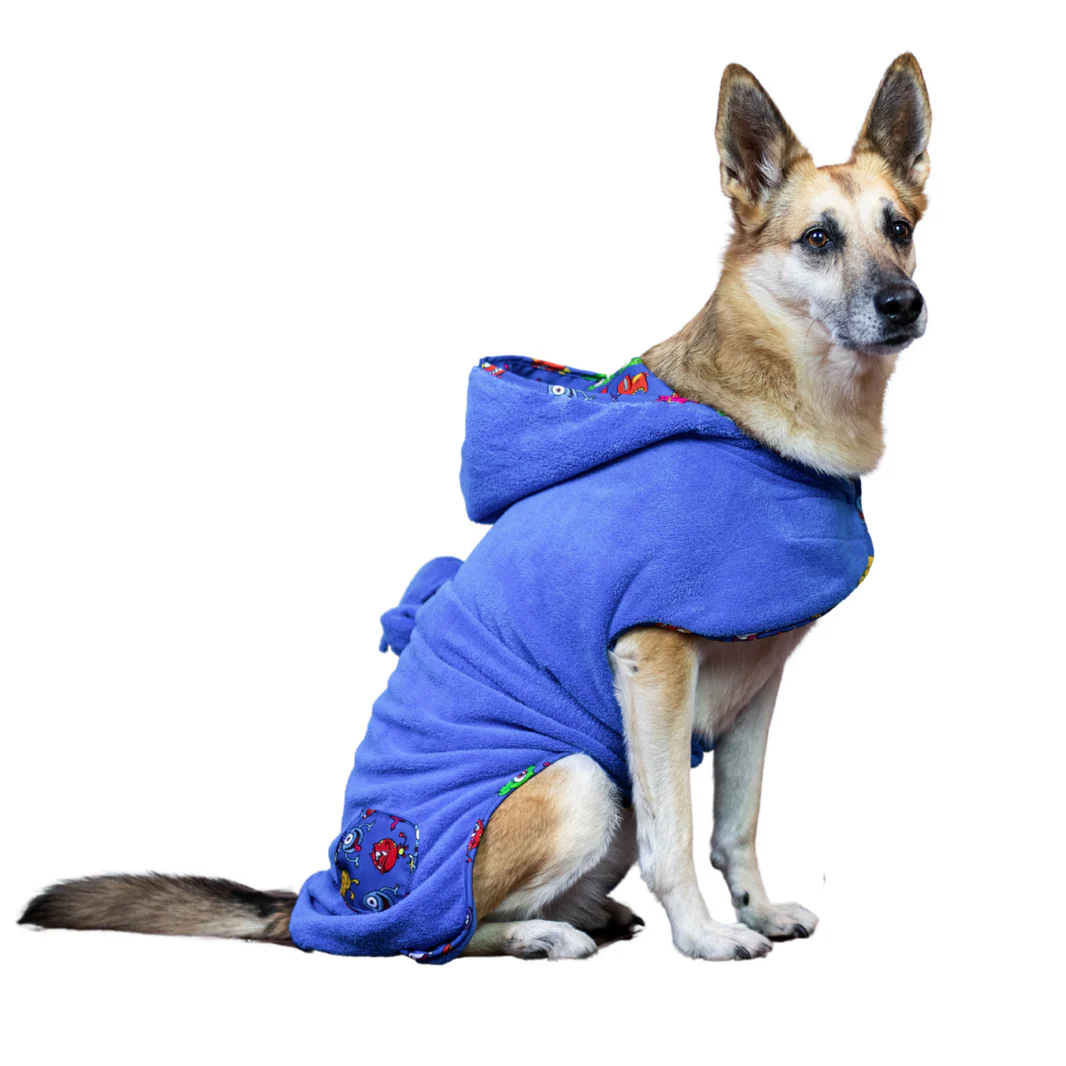 Халат для собак Max & Molly Bath Robe Little Monster S (2670646496) - фото 3