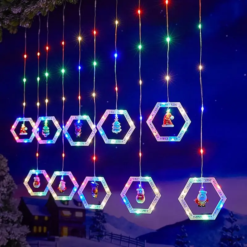 Гирлянда-штора Losso LED с эффектом дождя 230 В 3 м Теплый Белый (ND-213-G-109)
