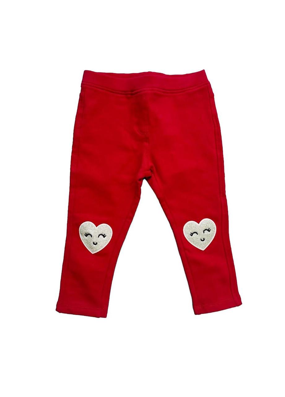 Брюки детские OVS хлопчатобумажные 18-24 мес. 86 см Красный (2081861428)