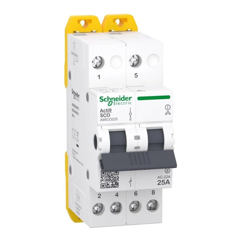 Перемикач трипозиційний 2P 25A iSSW Acti9 A9SCO225 Schneider Electric перекидний автомат резерв