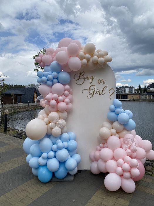 Фотозона из воздушных шаров Happy Birthday 175 шт. (R35127)