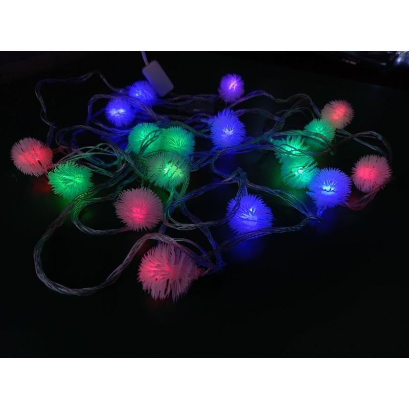 Гирлянда фигурки Пушистик 30 LED 5 м Разноцветный (00000004456)