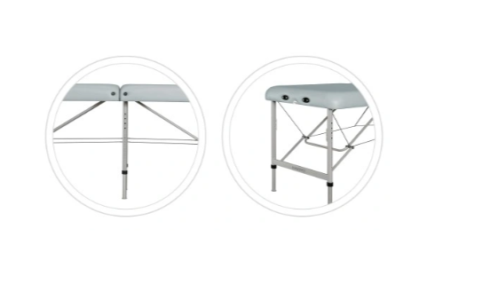 Масажний стіл розкладний Habys Medmal-70 70х180 см Сірий (10113655) - фото 3