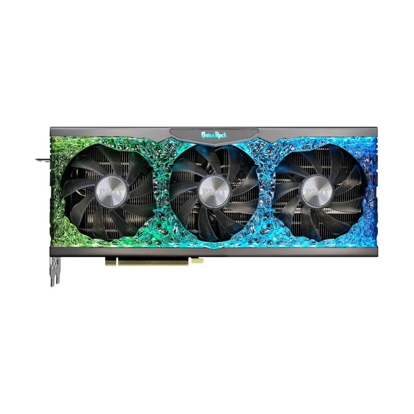 Видеокарта Palit GeForce RTX 3070 GameRock OC V1 8GB GDDR6 (NE63070H19P2-1040G/LHR)