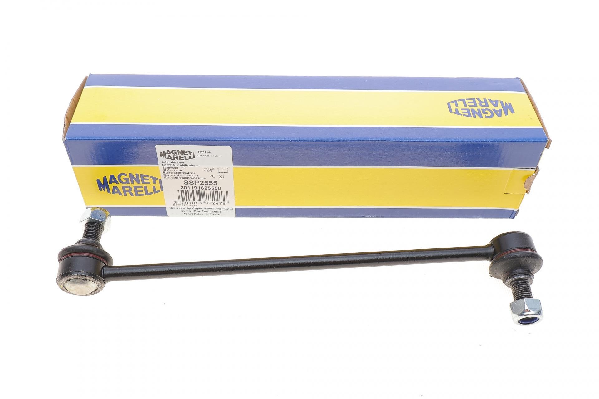 Тяга стабилизатора переднего Toyota Corolla/Avensis 1.4D-2.4 01- SSP2555 301191625550 MAGNETI MARELLI