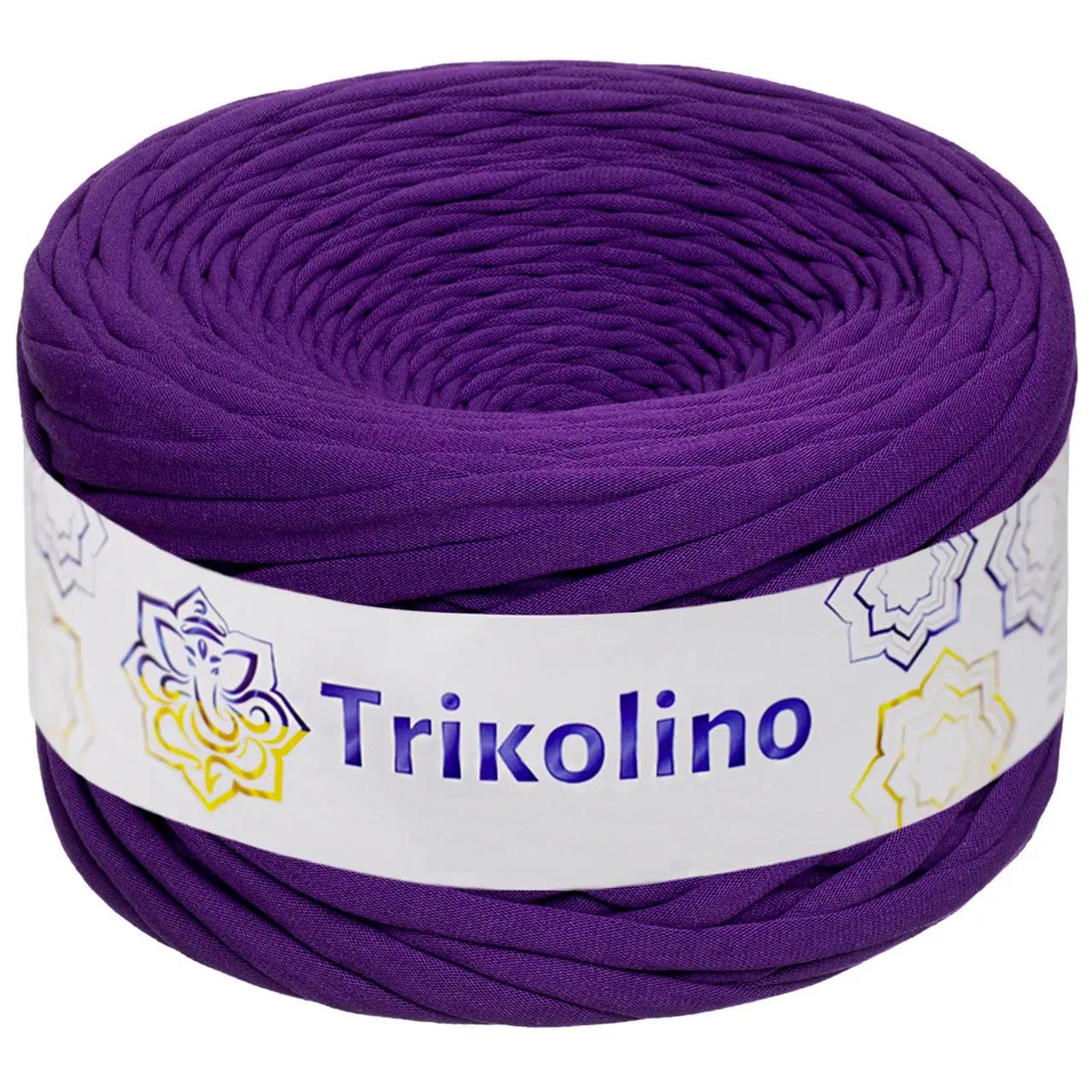 Пряжа трикотажная Trikolino 7-9 мм 100 м Лиловый (407020)