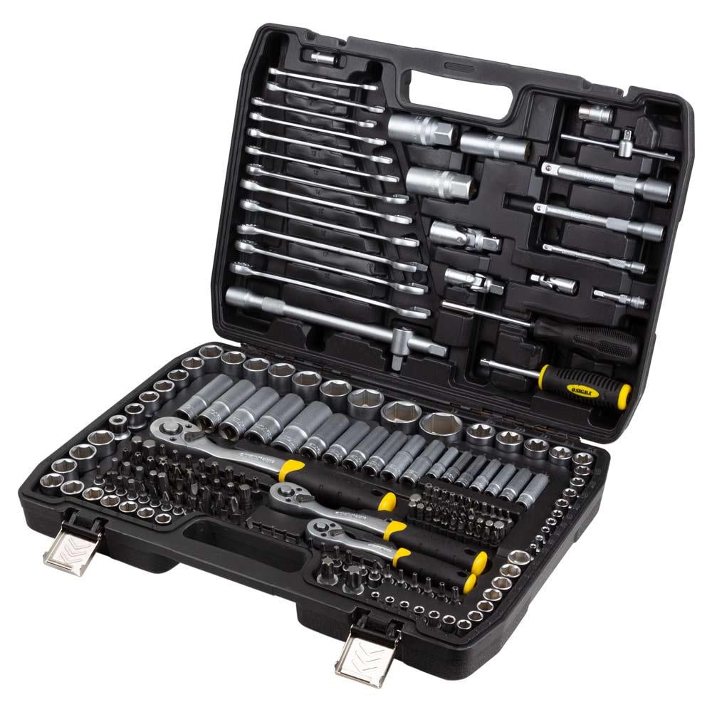 Набор торцевых насадок с битами Sigma CrV 1/4" 3/8" 1/2" 216 шт. (6003841)