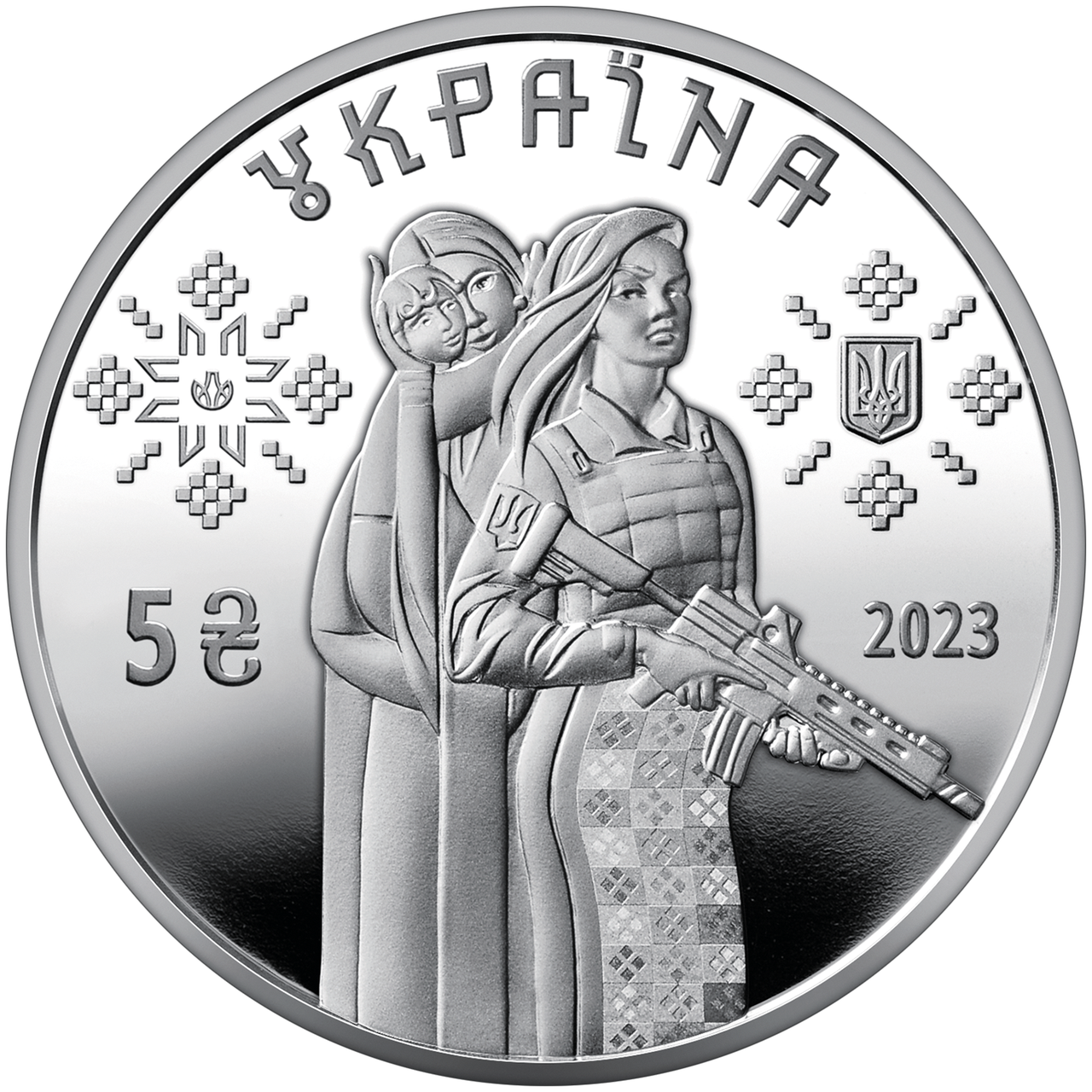 Колекційна монета НБУ "Захисниці" в сувенірній упаковці (1979128483) - фото 3