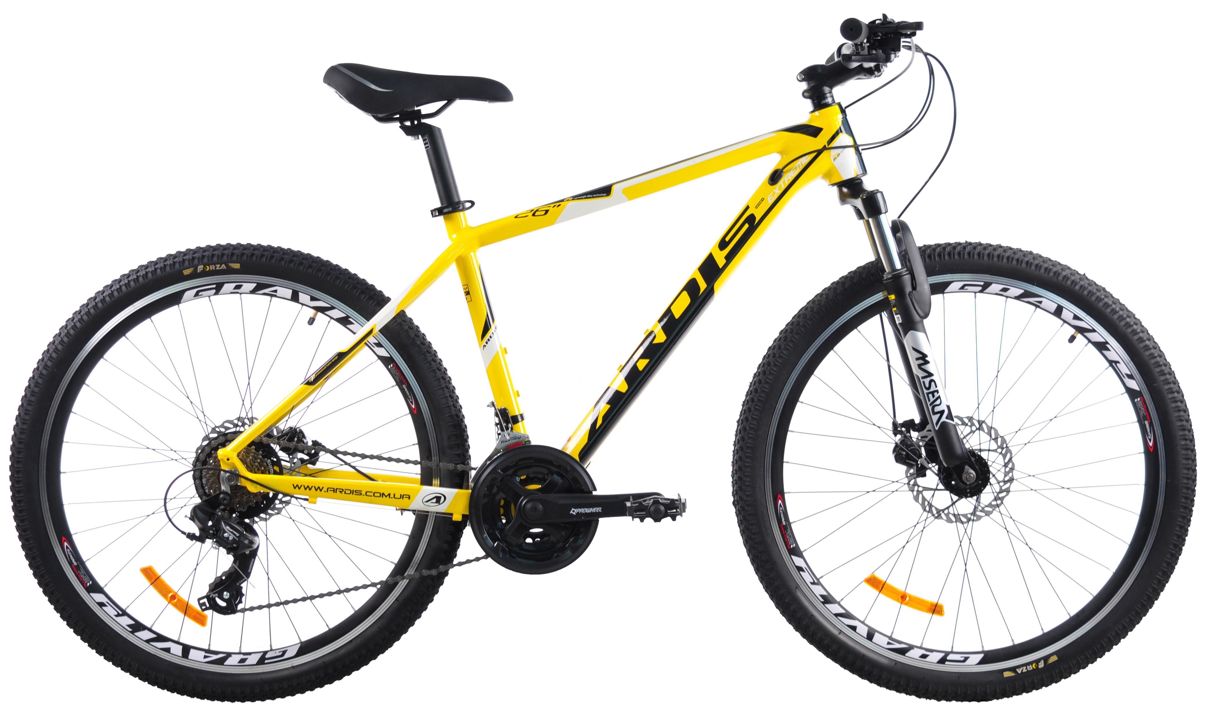 Велосипед 26" Ardis Extreme Eco МТВ AL 17,5" Желтый