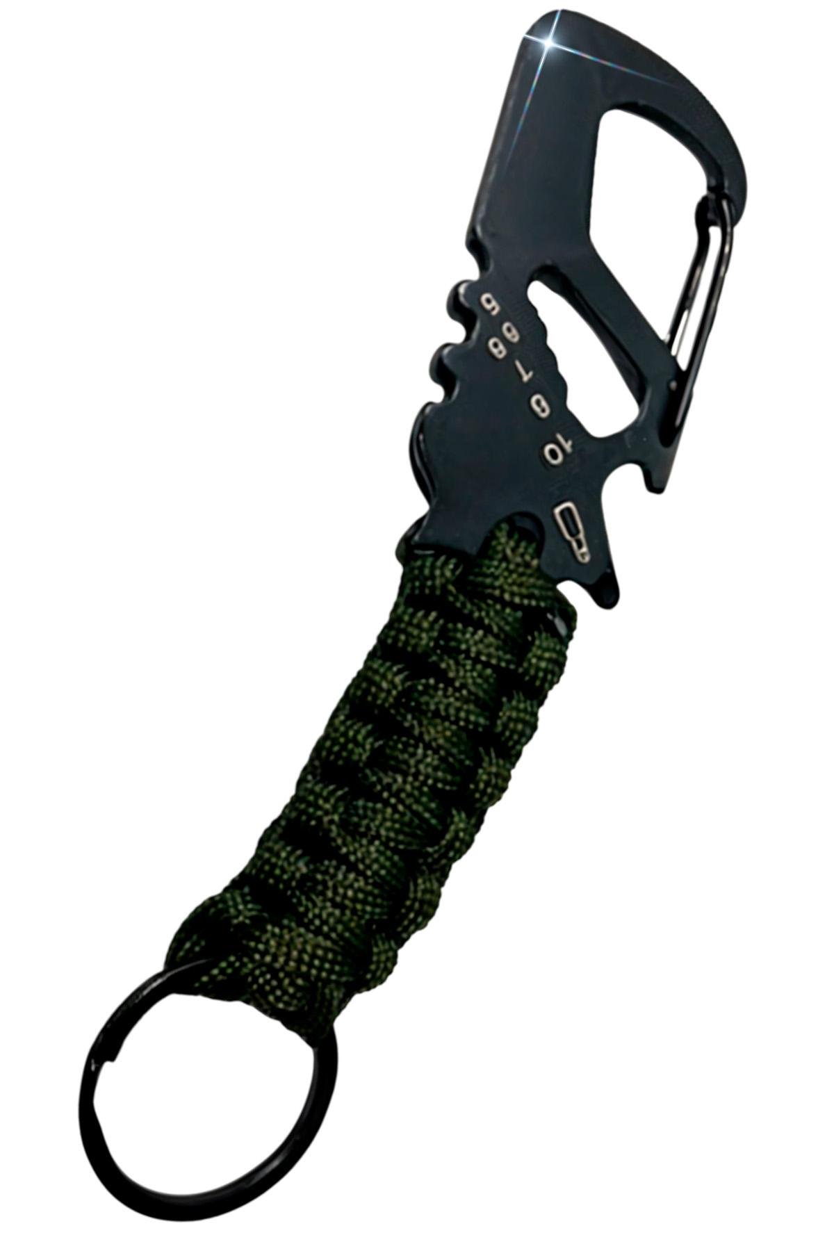 Брелок для ключей BRS паракорд плетеный карабин с кольцом (552498036)