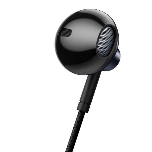 Навушники з мікрофоном BASEUS H19 Wired Earphone jack 3,5 мм Black (73737) - фото 2