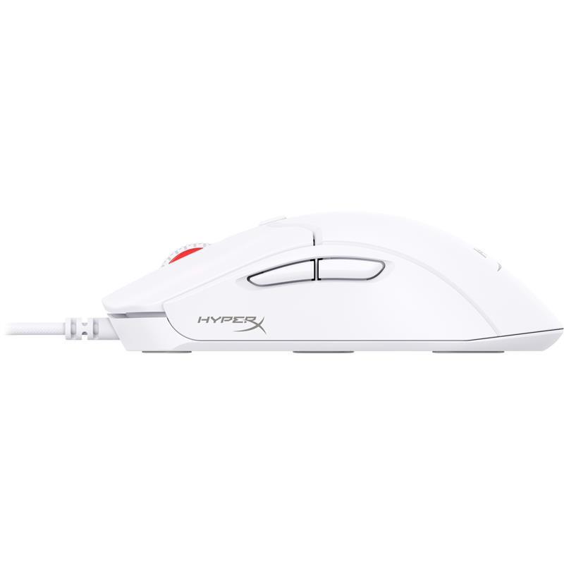 Мишка провідна ігрова HyperX Pulsefire Haste 2 RGB 26000 DPI 8000 Гц тефлонові глайди White (629411) - фото 4