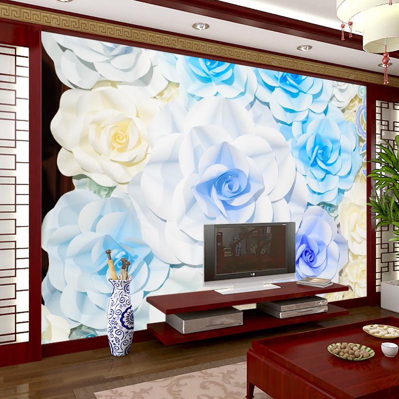 Фотообои 3D флизелиновые цветочные для спальни/зала/кухни Нежные цветы