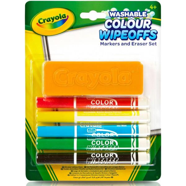 Набір фломастерів Crayola для сухого стирання зі щіткою (256417.012) - фото 3