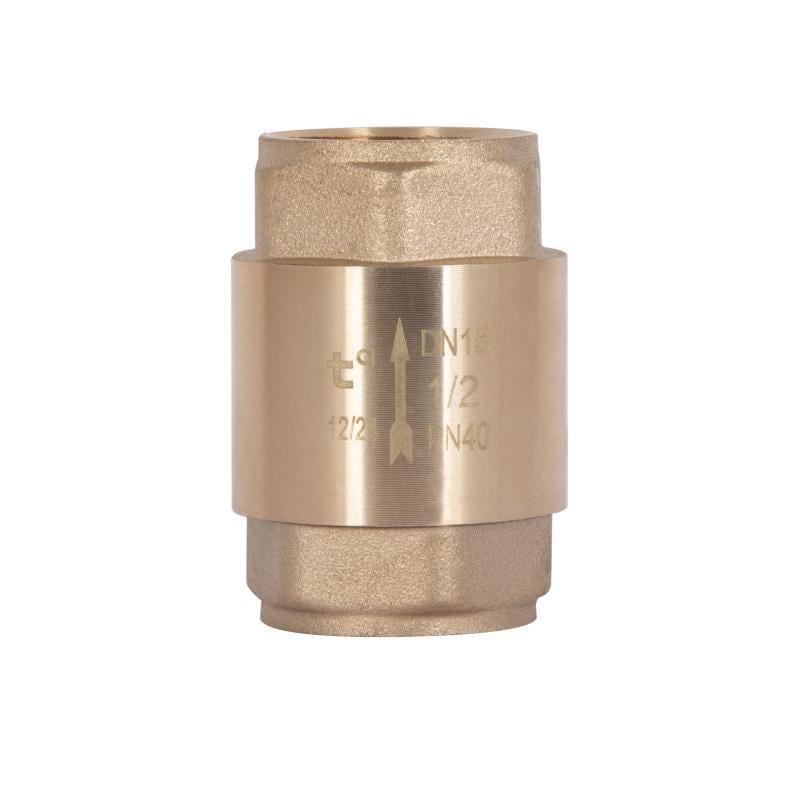Обратный клапан Thermo Alliance Base 1/2"ВВ Slim с латунным штоком TAB240W15S
