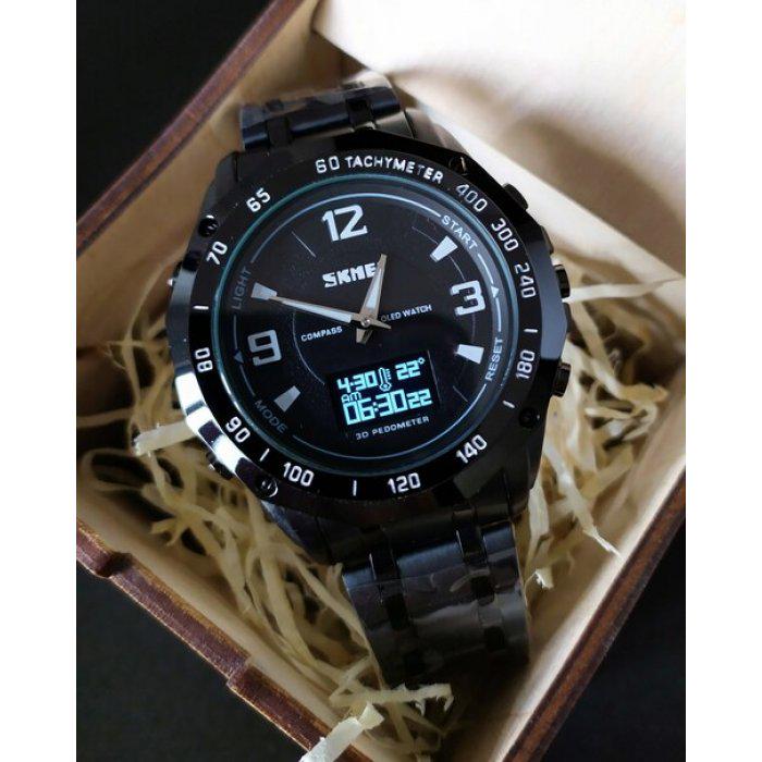 Годинники чоловічі Skmei KOMPASS PRO Black (1465_bestNM) - фото 4 Годинники чоловічі Skmei KOMPASS PRO Black (1465_bestNM) - фото 4