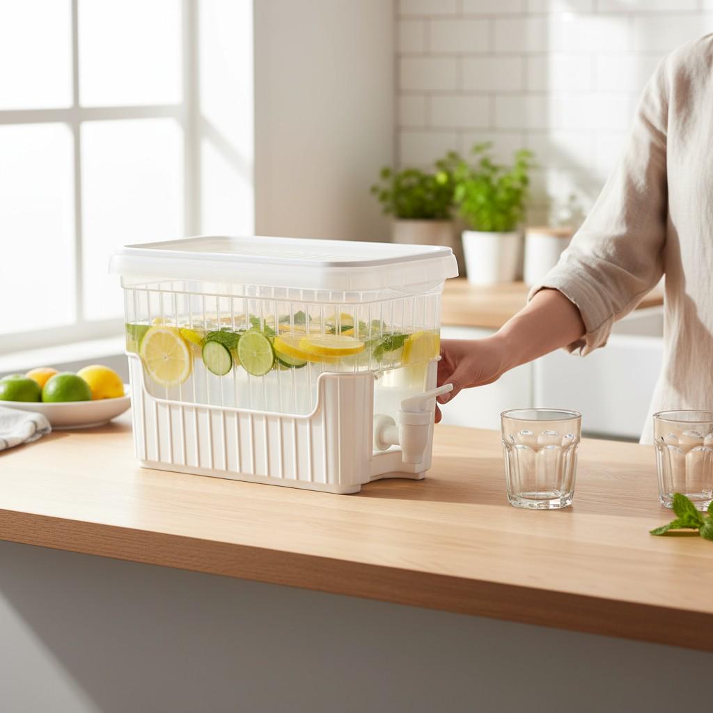 Диспенсер для напитков в холодильник с краном-дозатором 4.5 л (30568610) - фото 3