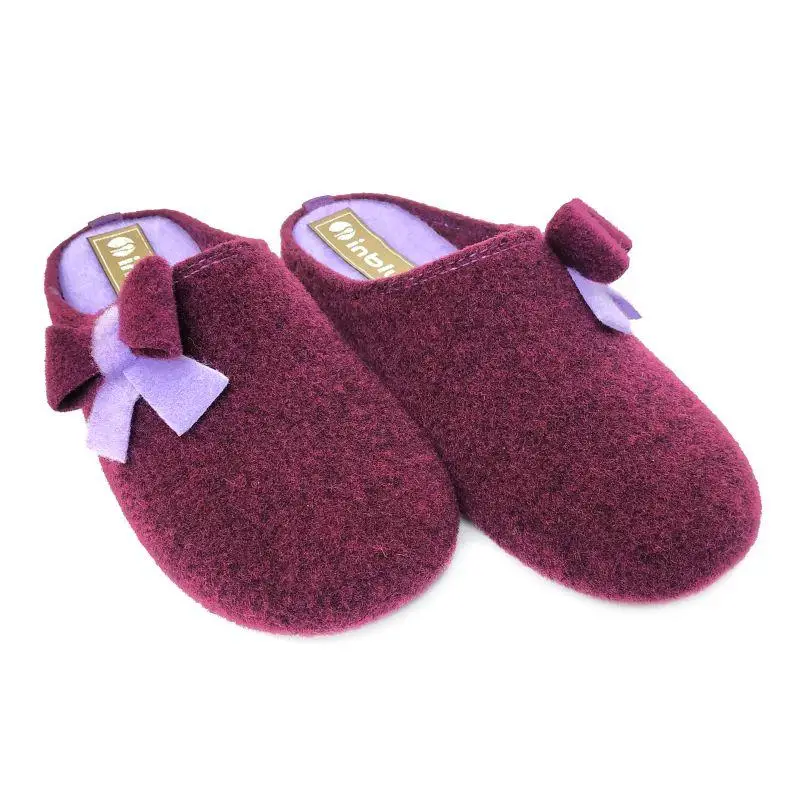 Капці домашні жіночі Inblu бант 26-26,5 см р. 40 Сливовий  (RO20FD-40)