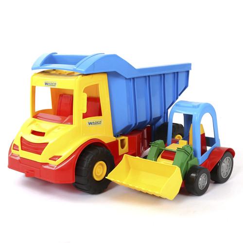 Набір іграшкової техніки Wader Multi Truck Вантажівка і Трактор 2 од. (39219)