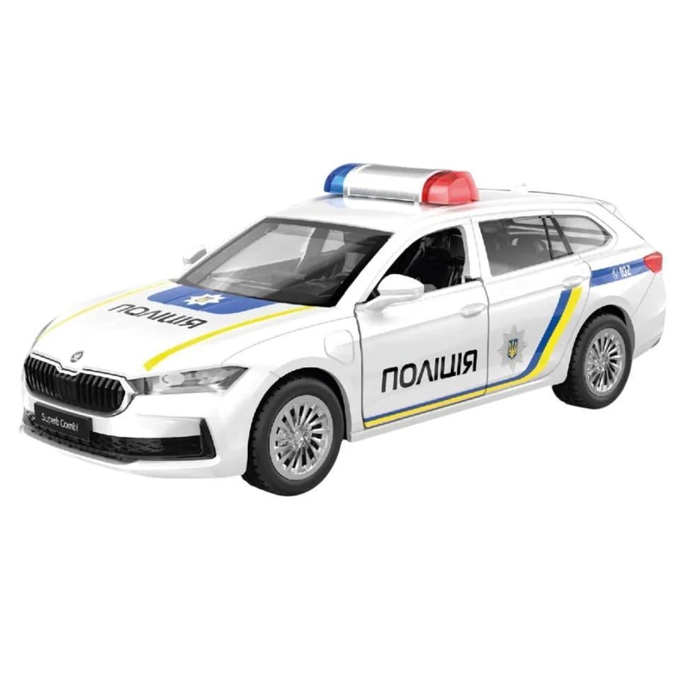 Игрушечная машинка TechnoDrive 250947 Skoda superb полиция 1:43 (2990434626)
