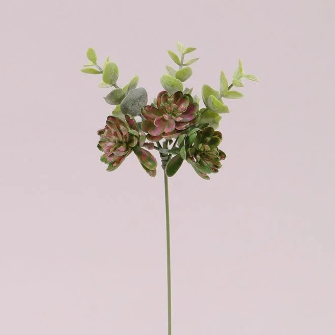 Веточка декоративная Flora с зеленым цветом 12 шт. (72893)