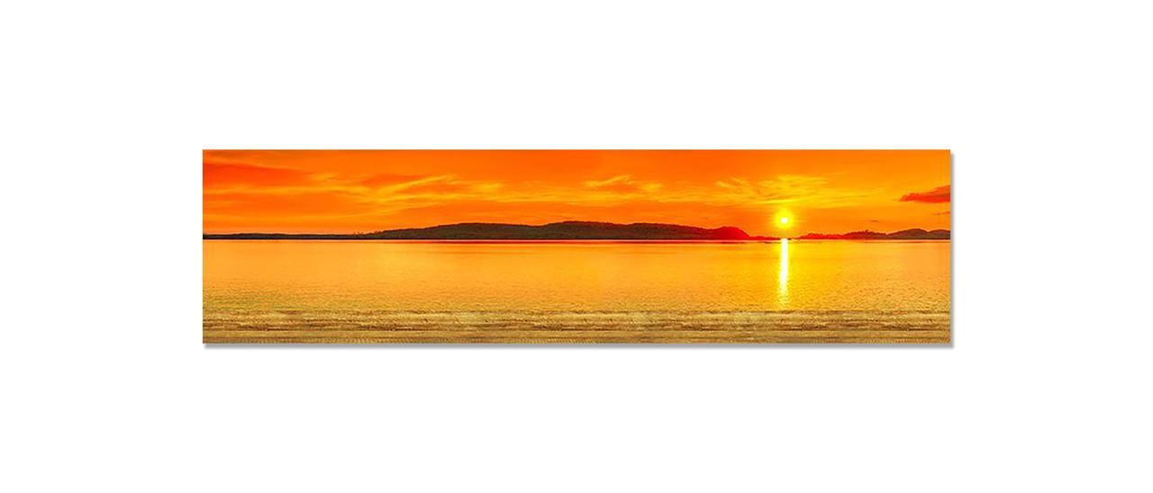 Наклейка виниловая на кухню Zatarga Закат на острове 650х2500 мм (1274514243)