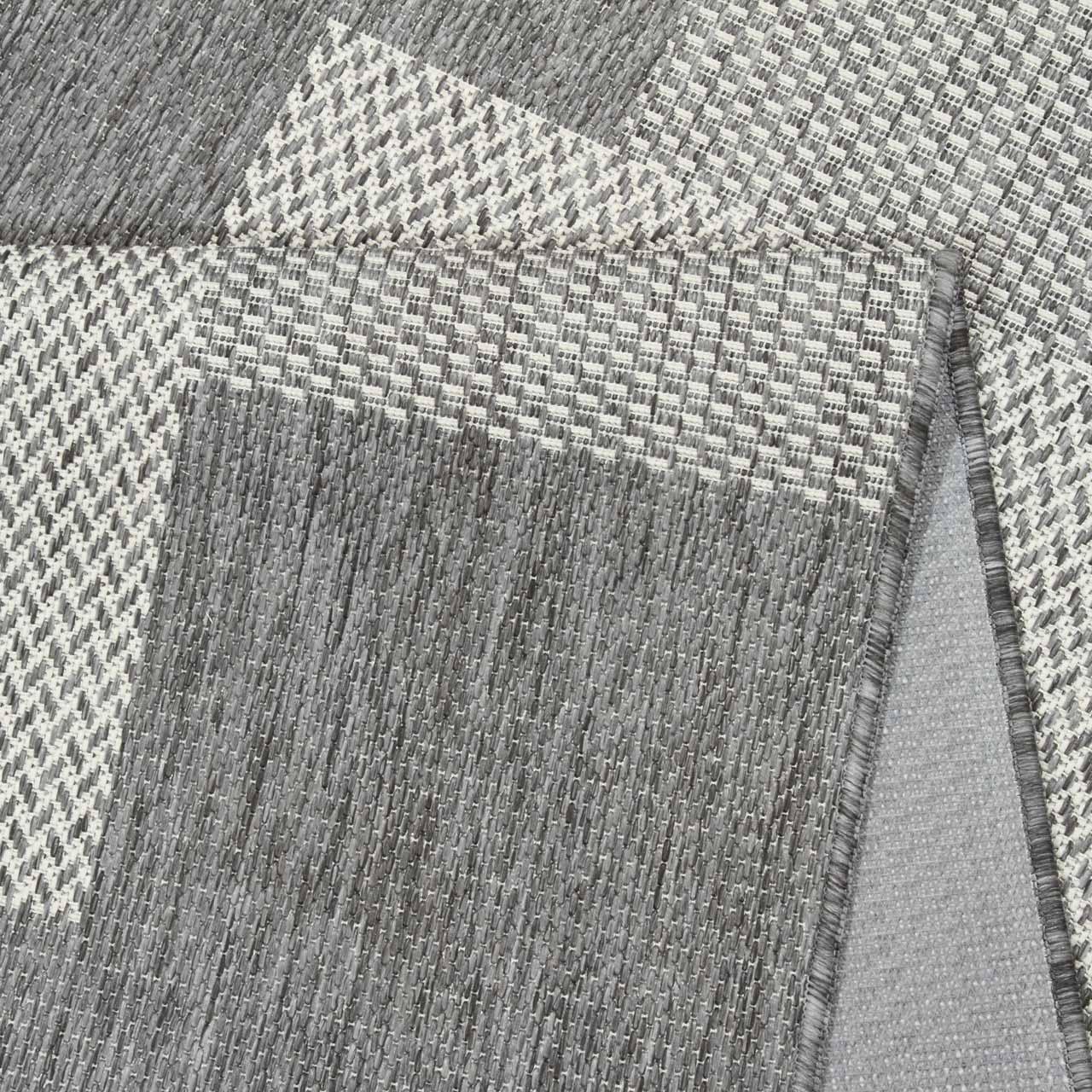 Килимова доріжка безворсова на гумовій основі Karat Flex 19682/811 0,67 м Сірий (00-00019564) - фото 8