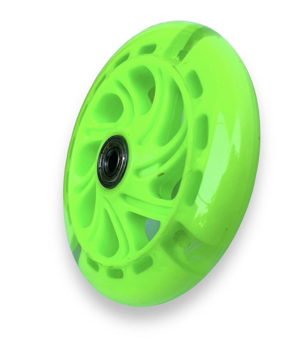 Колесо для самоката з підсвіткою 120-20 Салатовий - фото 2
