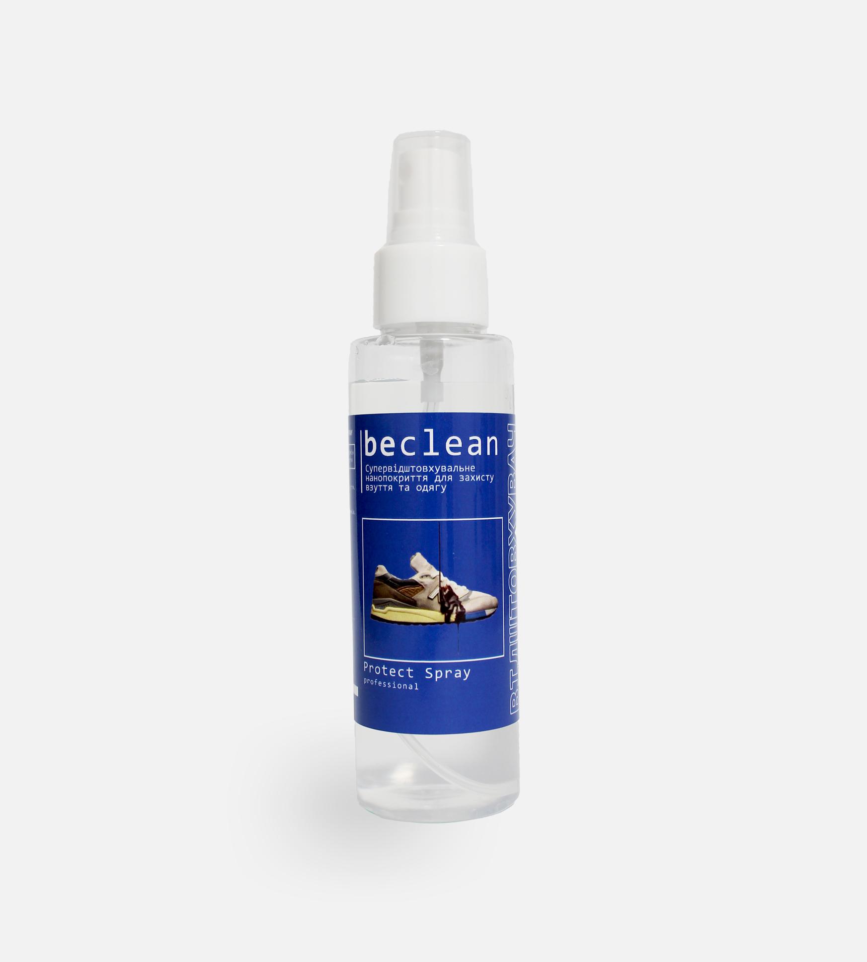 Супергидрофобный спрей Beclean Protect Spray для замши/нубука/текстиля (10001)