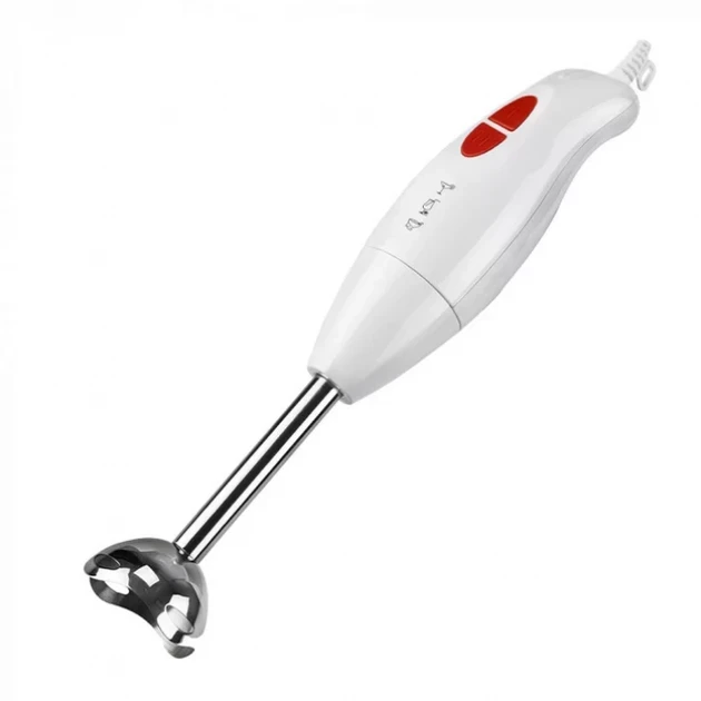 Блендер занурювальний BITEK BT-323 1200 Вт металева ніжка/стакан 600 мл Білий (ML-04968)