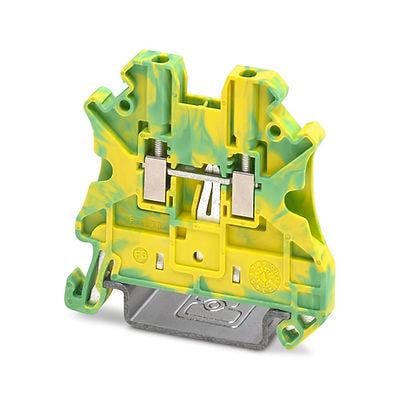 Клемма заземления Phoenix Contact UT 1,5-PE 0,14-1,5 мм² Желто-зеленый (1452318)