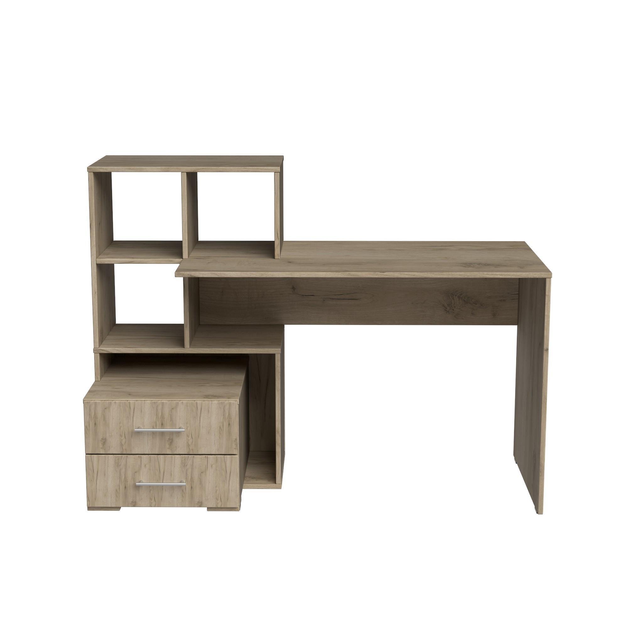 Стіл письмовий СП9 2Я SENAM 1040х1400х600 мм ДСП Дуб Крафт Сірий - фото 3 Стіл письмовий СП9 2Я SENAM 1040х1400х600 мм ДСП Дуб Крафт Сірий - фото 3