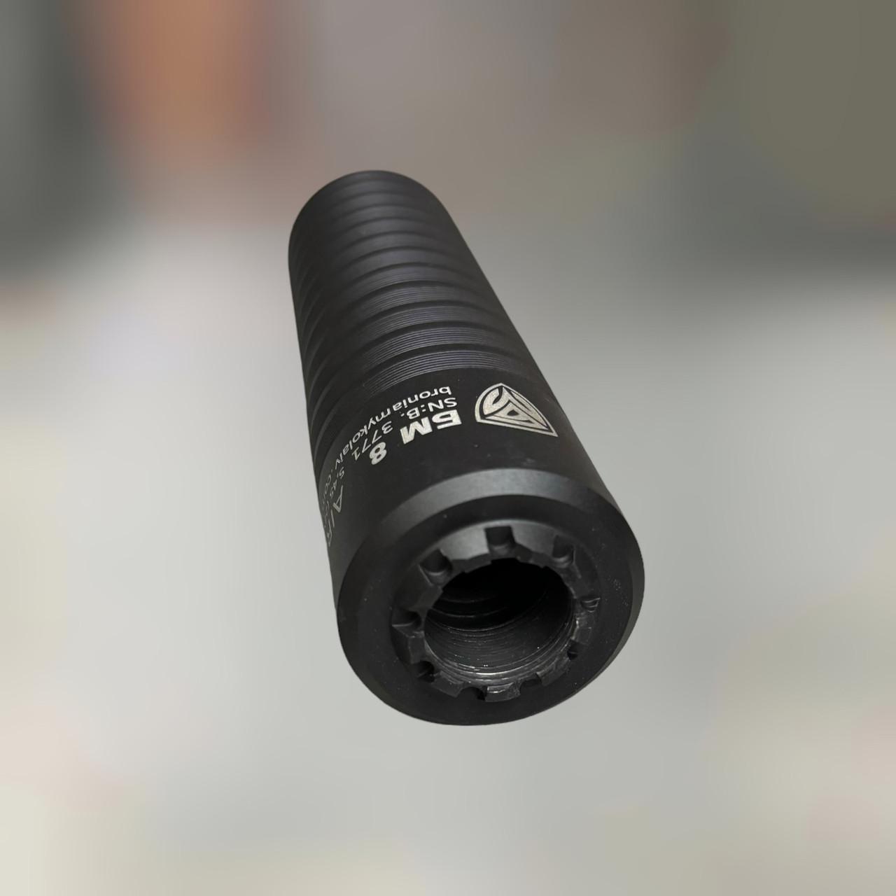 Глушитель боевой БМ8 AIR 5,45 M24x1,5 саундмодератор АК-74 (245097) - фото 5 Глушитель боевой БМ8 AIR 5,45 M24x1,5 саундмодератор АК-74 (245097) - фото 5