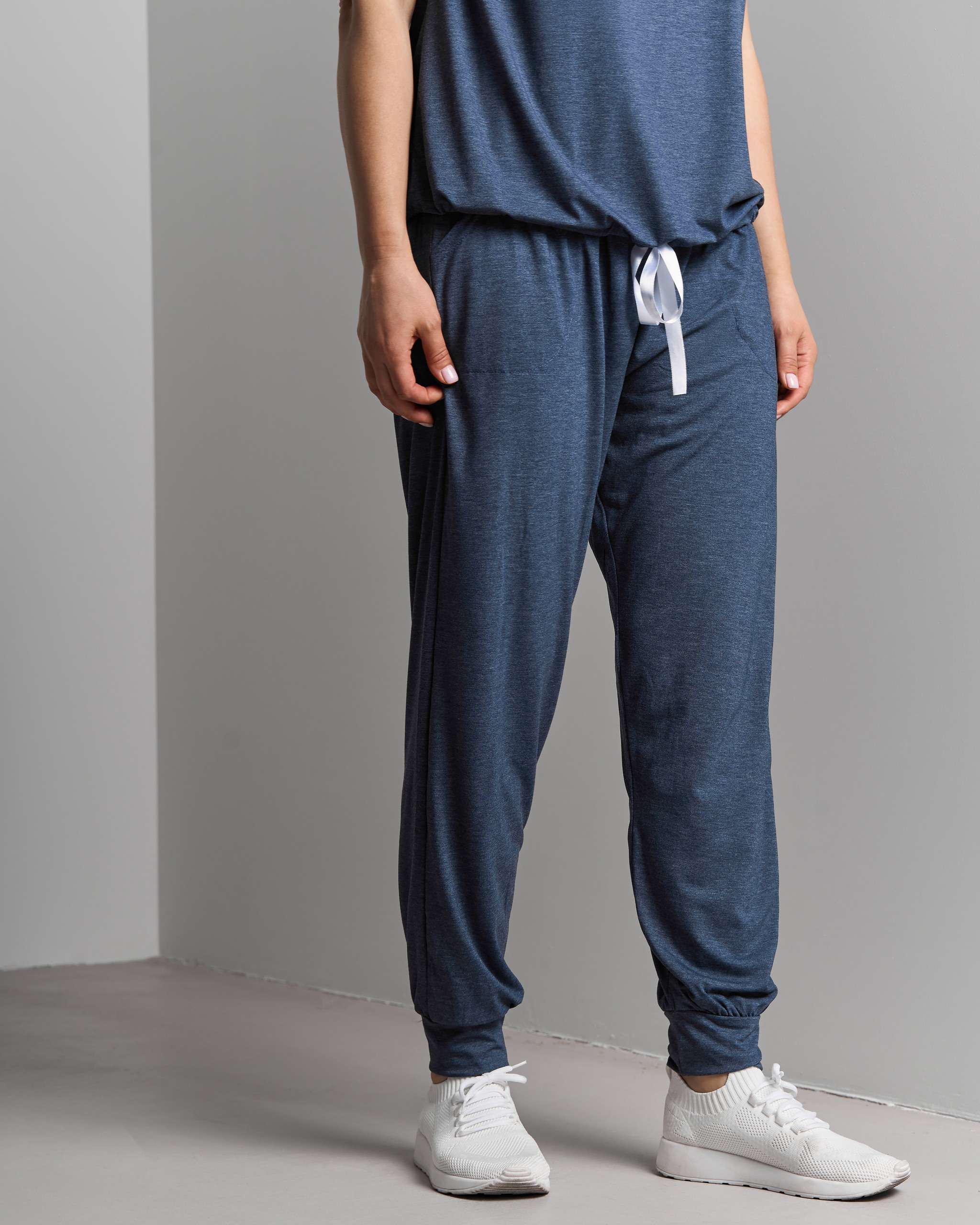 Пижама брюки и футболка Please Smile 4XL Темно-синий (32037) - фото 2 Пижама брюки и футболка Please Smile 4XL Темно-синий (32037) - фото 2